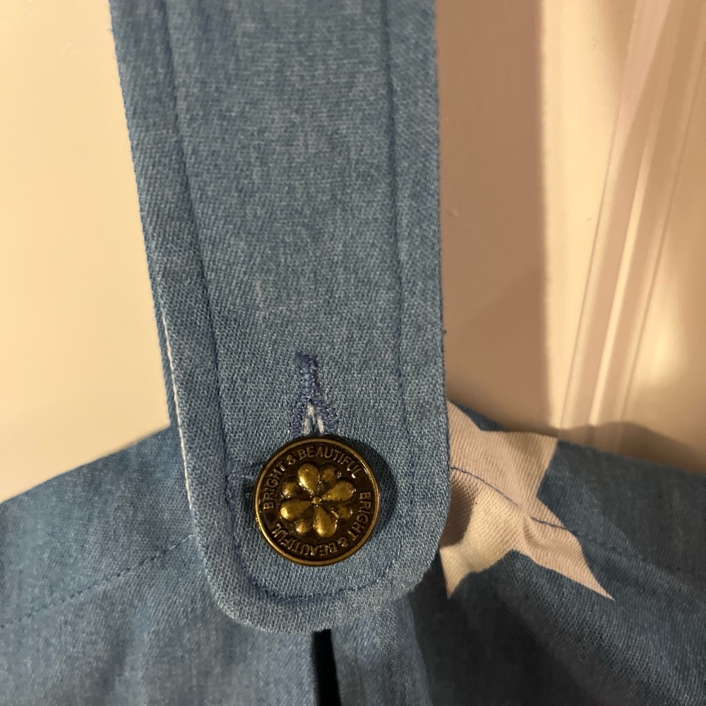 ModCloth Blue Star-Patterned Romper - Picture 6 of 7